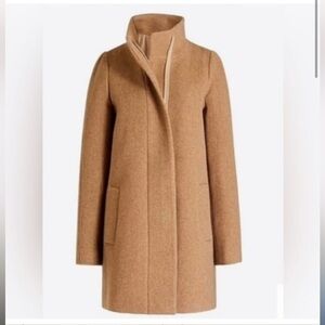 J. Crew Mercantile Camel Wool Blend Coat